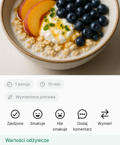 ALT Dieta w aplikacji Avodiet – przykładowy przepis